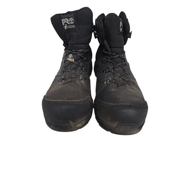 Timberland PRO Men\'s Mid-Cut Switchback WP Comp Toe Work Boots Black Size 11W main image 9